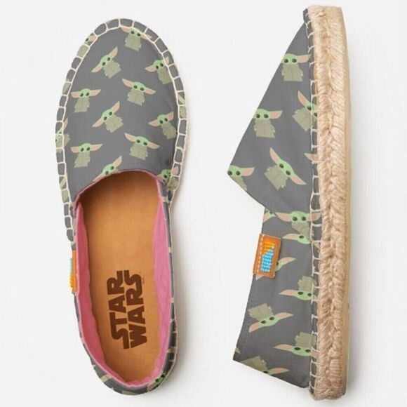 UBUNTU Baby Yoda Espadrilles size 10 NWOT - Picture 1 of 8